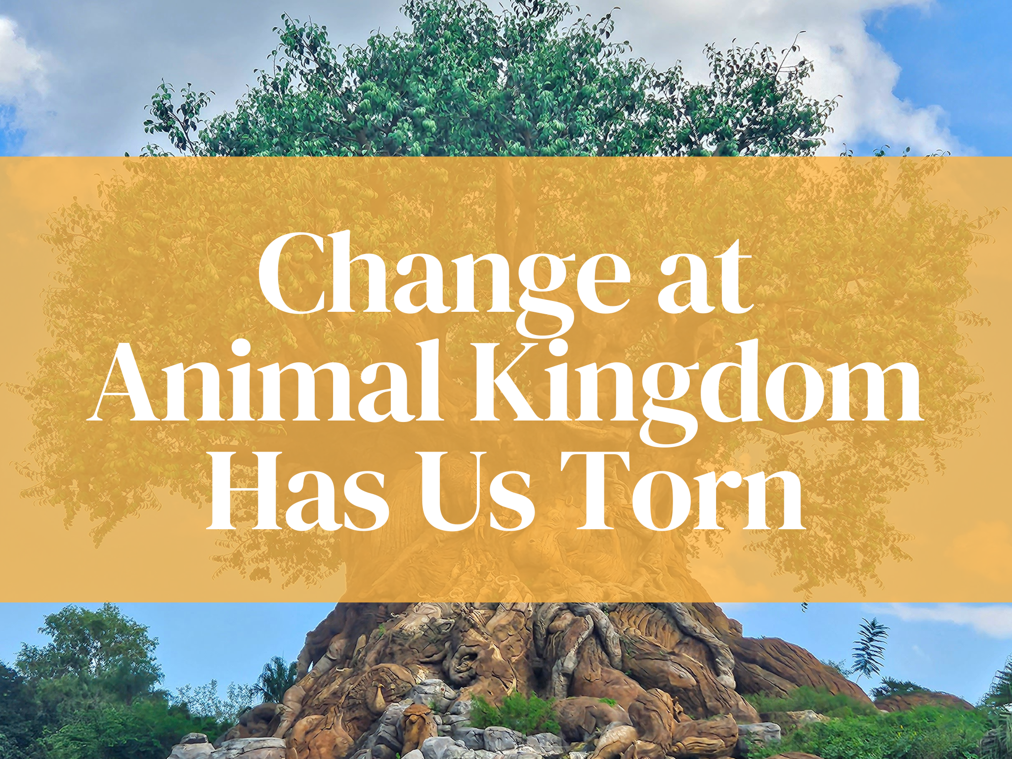 Disney’s Animal Kingdom Tree of Life Update and We’re Not Sure If We Like It