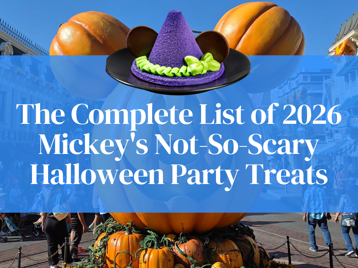 FIRST LOOK: Mickey’s Not-So-Scary Halloween Party Treats 2026